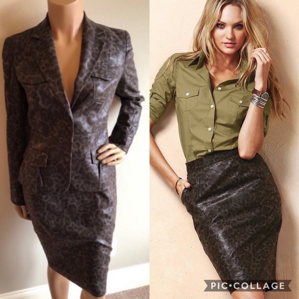 VS Body By Victoria Animal Print Suit